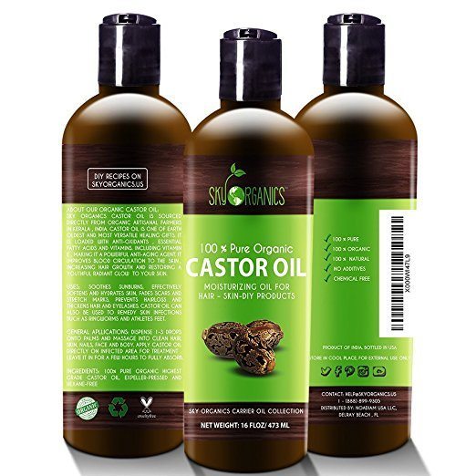 castor oil - oil cleansing - oil face wash