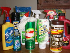 how to clean your home with food items